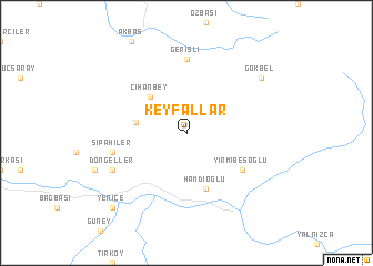 map of Keyfallar