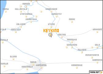 map of Keykino