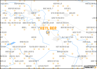 map of Keylaer