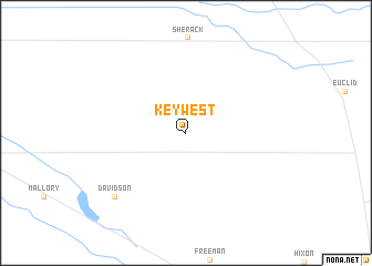 map of Key West