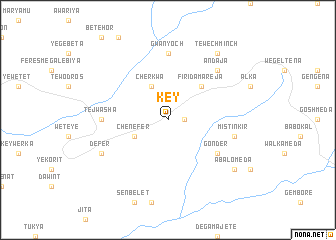 map of Kʼey