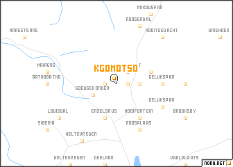 map of Kgomotso