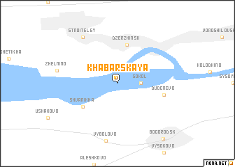 map of Khabarskaya