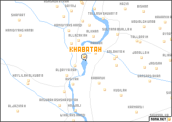 map of Khabāţah