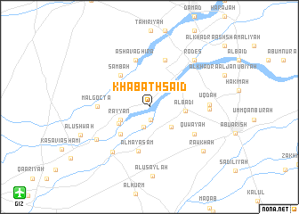 map of Khabath Sa‘īd