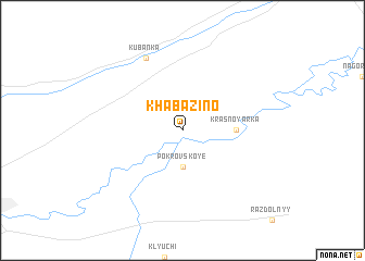 map of Khabazino