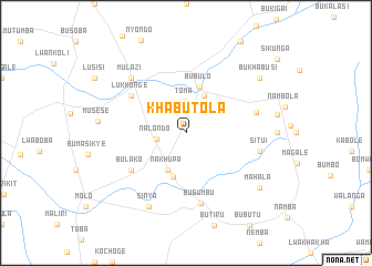 map of Khabutola