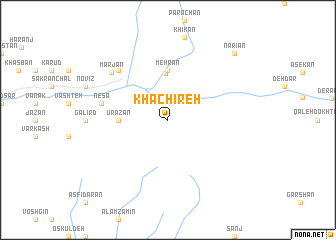 map of Khachīreh
