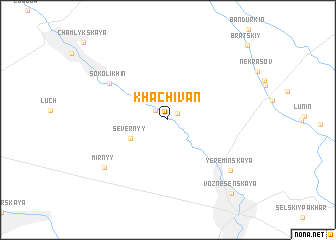 map of Khachivan\