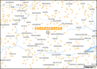 map of Khadang Bānda