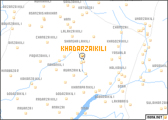 map of Khādarzai Kili