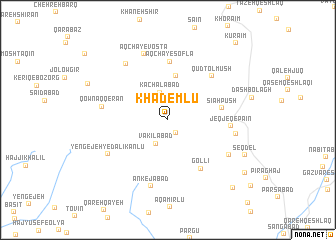 map of Khādemlū