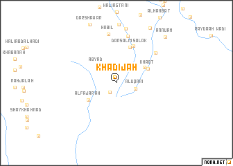 map of Khadījah