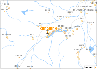 map of Khadīrah