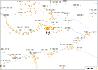 map of Khadi