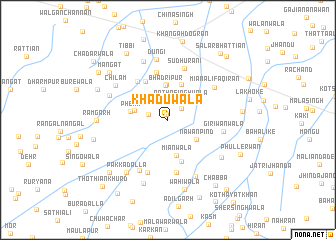 map of Khaduwāla