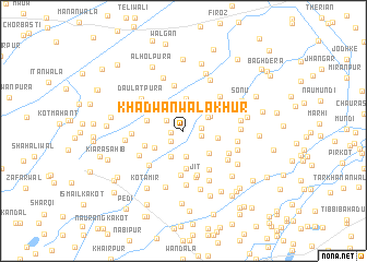 map of Khadwānwāla Khur