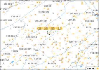 map of Khadwānwāla