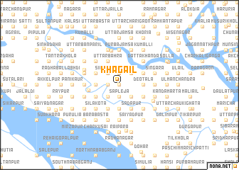 map of Khāgāil