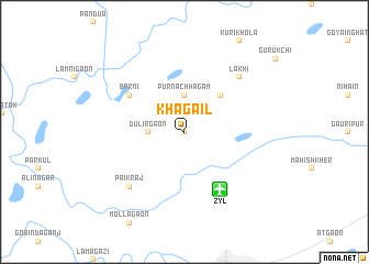 map of Khāgāil