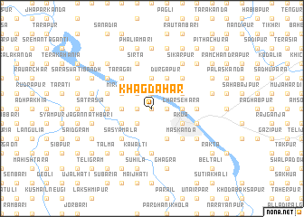 map of Khāgdahar