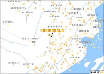 map of Khairawāla