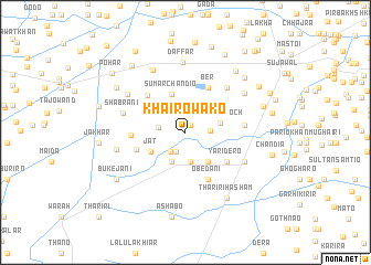 map of Khairo Wako