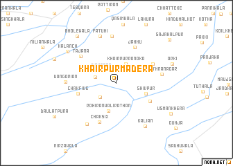 map of Khairpur Madera