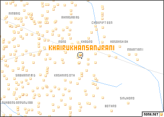 map of Khairu Khān Sanjrāni