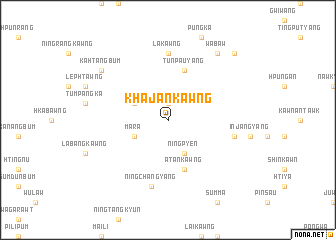 map of Khajankawng