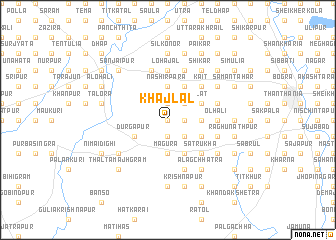 map of Khājlāl