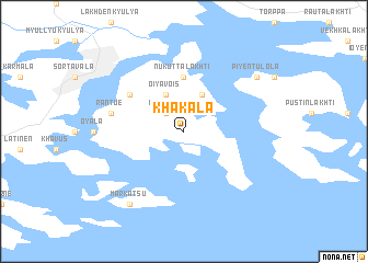 map of Khakala