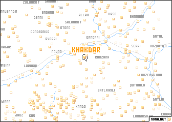 map of Khākdār