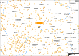 map of Khāki