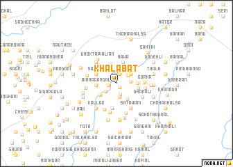 map of Khalabat