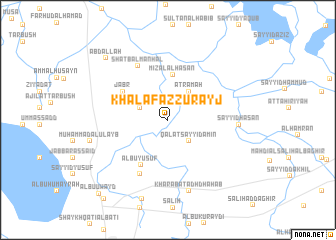 map of Khalaf az Zurayj