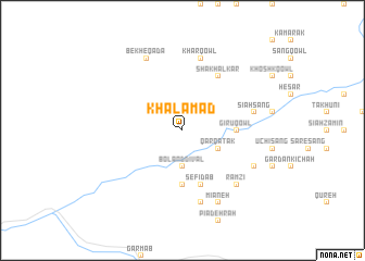 map of Khalāmad