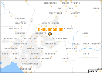 map of Khalándrion