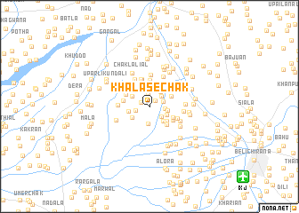 map of Khalāse Chak