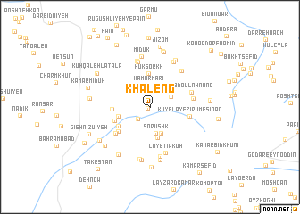 map of Khāleng