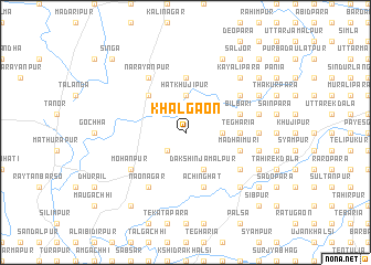 map of Khalgaon