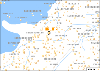 map of Khalifa