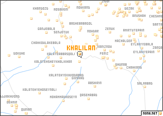 map of Khalīlān