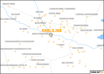 map of Khalīlīhā