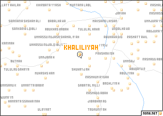 map of Khalīlīyah