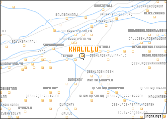 map of Khalīllū