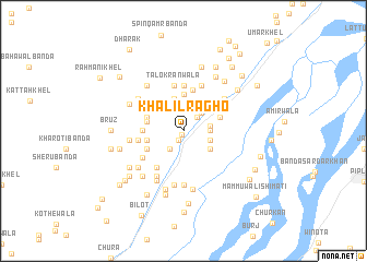 map of Khalīl Rāgho