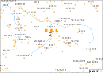 map of Khalīl