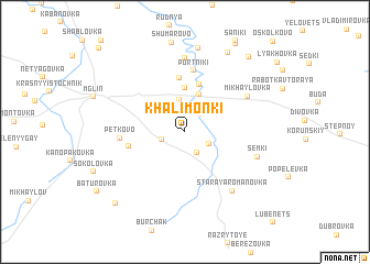 map of Khalimonki