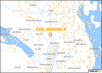map of Khāliqdādwāla